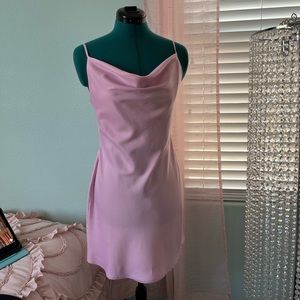 Pink Urban Outfitters Cowl Neck Dress